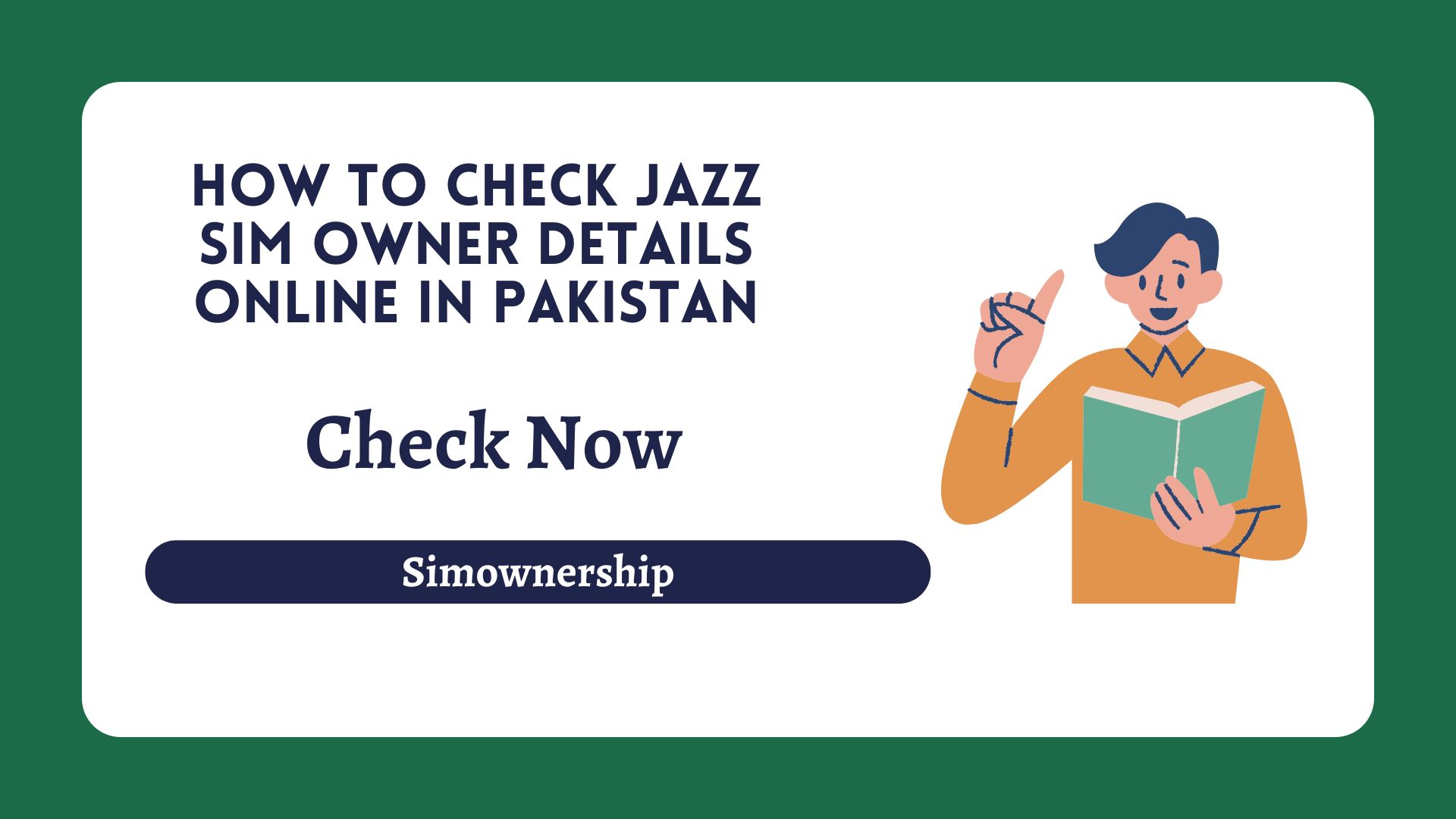 How to check Jazz Sim owner Details online in Pakistan