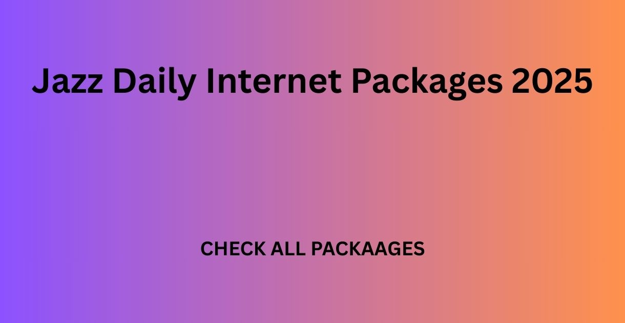 Jazz Daily Internet Packages