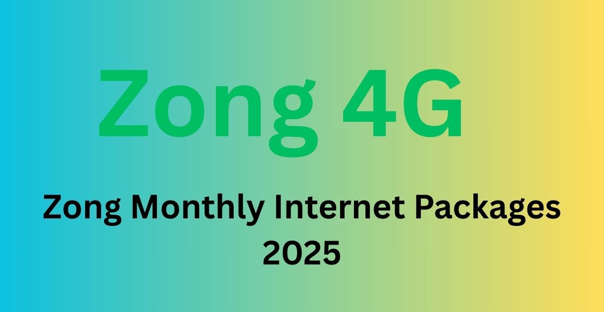 Zong Monthly Internet Packages